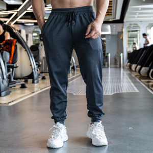 Slim Fit Running Pants for Men Fleece-lined Autumn/Winter Wear