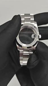 RICHUS Silver Watch Case 36mm 39mm Stainless Steel Compatible with NH35 NH36 ETA2824 ST2130 PT5000 Miyota8215 DG3804 - Watch Cas