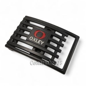 KEPALA GESPER KANVAS PRIA WANITA 4CM SILET PAGAR BUCKLE IKAT PINGGANG KANVAS BELT SABUK JEPIT OXLEY HITAM