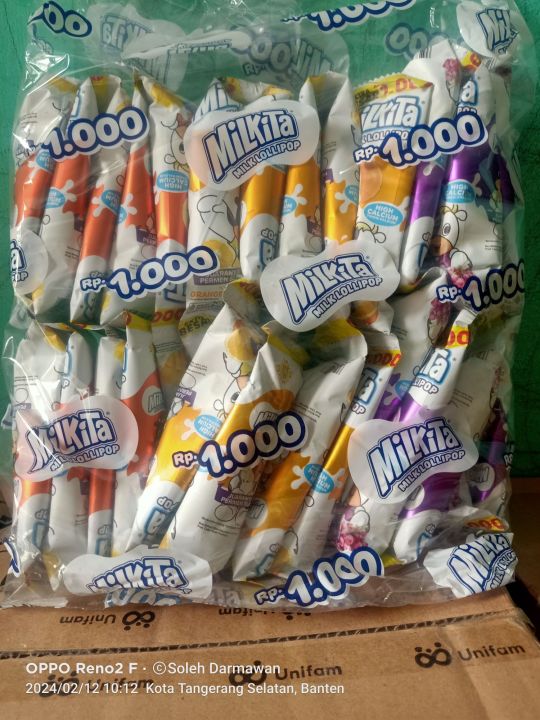 Permen Susu Milkita Lolipop Kemasan Renceng | Lazada Indonesia