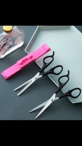 3pcs/set Hair Scissors Cutting Shears Salon Professional Barber Hair Cutting Thinning Hairdressing Set Styling Tool