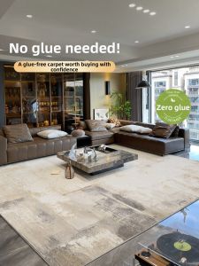 DISHEMEI | Glue Free Modern Luxury Carpet