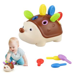Toddler Montessori Toys Educational Hedgehog toys for 1 year old children fine motor skills learning toys for preschoolers suitable for 18 months age 2 3 4 years old 1 year 2 year old toddler boys and girls gifts
