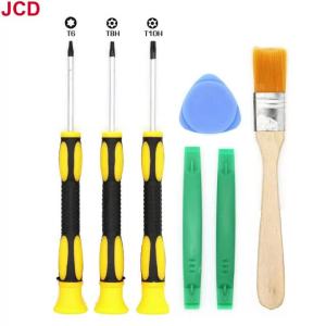 JCD 7pcs/Set Opening Tools Set Screwdriver Torx T8 T6 T10 For Xbox One Xbox 360 PS3 PS4 Screw Driver Repair Tool Kit