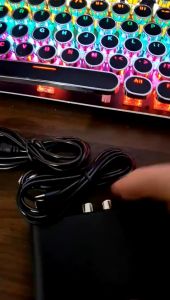 NFC Penerima Audio Bluetooth 5.0 Penerima Audio Disk U RCA 3.5Mm AUX Jack Stereo Musik dengan Mikrofon untuk Kit Mobil Amplifier Speaker