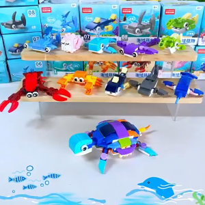 【SG Stock】Jurassic Dinosaur Building Blocks 371 Pieces DIY Assembly Bricks Educational Toy for Children