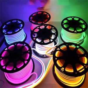 NEON FLEX 10METER+SOKET 220V LED NEON FLEXIBEL SELANG SUSU/LED STRIP FLEXIBEL 220V (SIAP PAKAI)