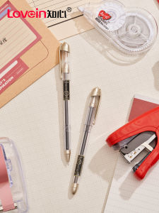 Lovein Finest Needle Pen 0.3mm Full Needle Tube Rich Black G-570 for Business And Office Use Water-Resistant Replaceable Ink