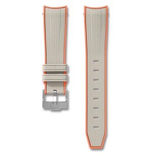 Strap for Omega X Swatch Joint MoonSwatch for Seamaster 300 Curved End Quick Release Silicone Watch Band Bracelet for Rolex 20mm