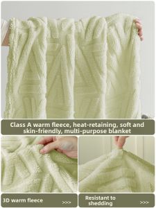 Gaorui | Thick Warm Milk Coral Fleece Blanket