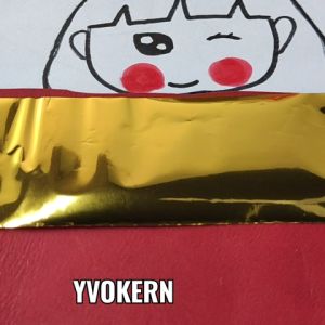 120m Hot Stamping Foil Lebar 4cm Foil Hotprint Warna Emas Keperakan Kertas Foil