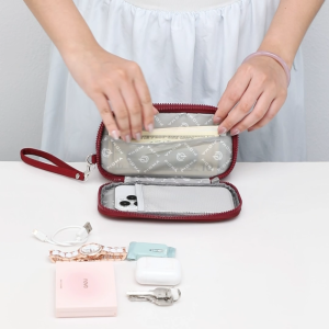 GROSIRAN OMYGOOSE Pioma Ponny Pouch Penyimpanan Headset & Charger Mini Aksesoris Gadget Wanita