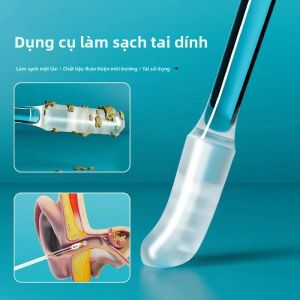 24 Chiếc Silicone Mềm Có Thể Tái Sử Dụng Làm Sạch Tai Tăm Bông Tai Không Mùi An Toàn Dễ Sử Dụng Ráy Tai Dụng Cụ Tháo Dành Cho Người Lớn Dính Earpick