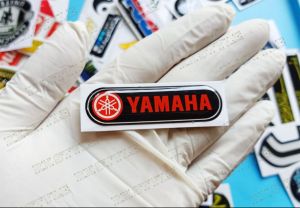 Emblem stiker Yamaha/stiker timbul Motor Yamaha
