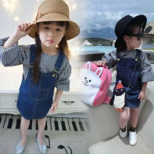 เอี๊ยมยีนส์เด็ก kesorn shop ชุดเดรส กระโปรงเด็ก รหัส011-16 ชุดแฟชั่นเสื้อผ้าเด็กเก๋ไก๋สไตล์เกาหลี สำหรับน้อง 2-8 ปีโดยประมาณ