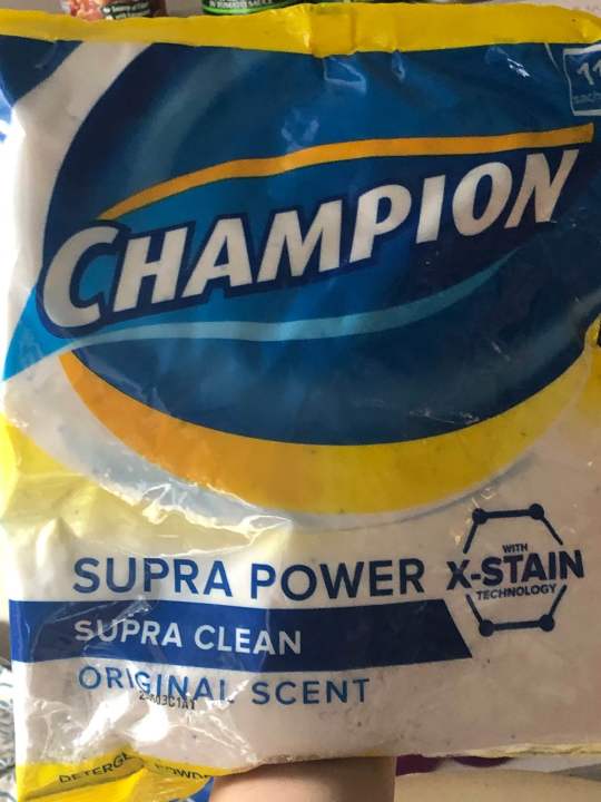 CHAMPION DETERGENT POWDER 400g Lazada PH