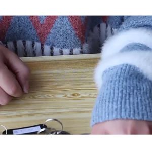 18/28 Lubang Gantungan Kunci Key Ring Stainless Gantungan Kunci Lebel Nama