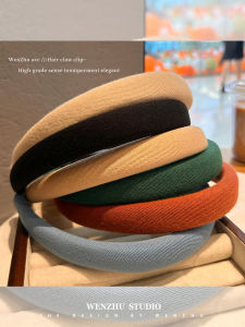 Elegant Sponge Hairband Womens Face Washing Hair Clip INS New Style Heightening Skull Top Tool Headwear  Outlined Fashionable Hair Accessories