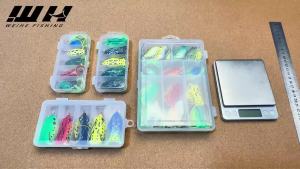 Weihe FISHING | WEIHE 5pcs/15pcs Frog Fishing Bait Combo Soft Fishing Lures Kit Tackle Box Kits Pesca PVC Frogs Unit