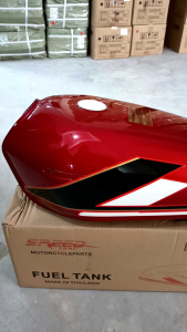 JH Fuel Tank for TMX125 & TMX155 – Heavy-Duty Steel Replacement High Quality Red Blue & Black