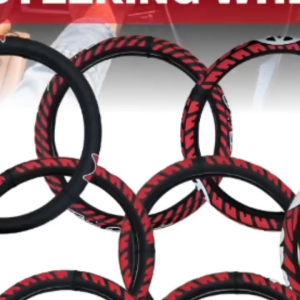 GECA UNIVERSAL STEERING WHEEL COVER RACING TYPE (MEDIUM)