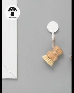 Kitchen Cleaning Brush Sisal Brush Natural Coconut Palm Brush Natural Bamboo Handle Dish Pot Brush