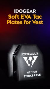 IDOGEAR Tactical Plates For AVS JPC Tactical Vest 28 degree High Elastic EVA Soft shockproof 3951