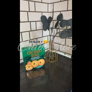Ever Delicious Premium Cookies - Kukis Rasa Kelapa Rasa Mentega - Ever Delicious Butter Ring Coconut Ring Danish Butter 95g