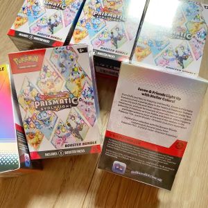 Bandai | 72Pcs Poke mon Card Prismatic Evolutions PHANTASMAL FLAMES Scarlet Violet 72 Bolt English Booster Battle Transaction Card