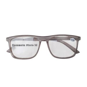 Kacamata Baca Plus Auto Fokus Frame Abu Dop Untuk Pria dan Wanita