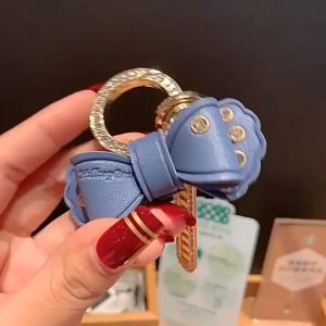 Móc Chìa Khóa Gắn Nơ Đính Đá Giả Kim Cương Nổi Bật Cá Tính Nhiều Màu Sắc Lựa Chọn