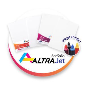 Altra Jet® สติกเกอร์ PP ผิวขาวมัน กันน้ำ A4 Inkjet Glossy White PP Sticker (102050 แผ่น/แพ็ค) ระบบอิงค์เจ็ท