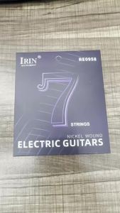 IRIN | 7-string Electric Guitar Strings Hexagonal Steel Core Nickel Wound Silver Plated for 7-string Electric Guitar Replacement Parts
