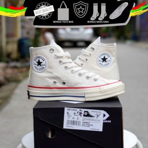 Sepatu Sneakers Pria Berkualitas: Converse 70s High Cream & Aerostreet 36-45