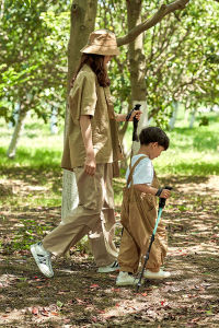 MOBI GARDEN Trekking Pole Aluminum 64-135cm Children Climbing Adult Walking Lightweight Stick for Hiking