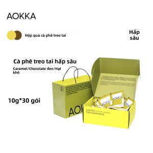 AOKKA | Cà Phê Rang Sẫm Drip 30 Gói