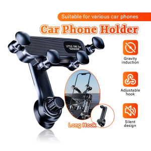 Car Phone Holder for Mobile Phone Hang on Car Rearview Mirror Mirror Mount Phone Stand Safe and Practical Structure Mirror Mount