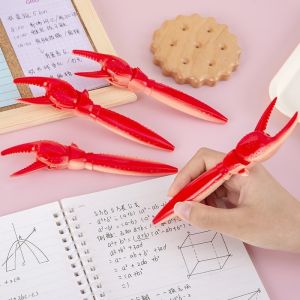 Creative Lobster Paw Ballpoint Pen Personality Crab Clip Pliers Pen Office Supplies Students Prize Gift Funny Pen Stationery School Supplies