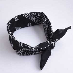 Hair Band South Korea Headwear Internet-Famous and Vintage Paisley Square Scarf Mens Korean Ins Super Fairy Hip Hop Street Hipster Headscarf