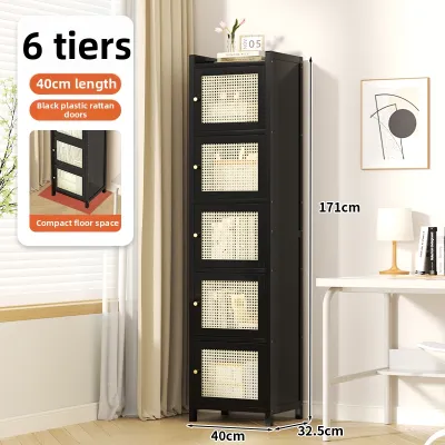 YIPINYUANZHU | Slim Multi-level Storage Display Cabinet