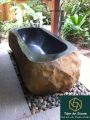 Bồn tắm đá cuội nguyên khối Tâm An Stone. 