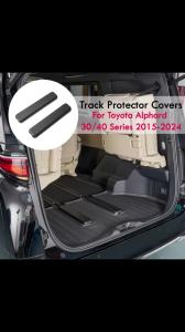 For Toyota Alphard Vellfire 30/40 Series 2015-2024 Rear Track Rail Protector Covers Interior Parts Seat Rail Cover Seat Rail Cap