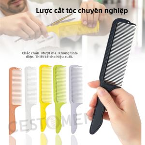Lược Cắt Tóc Chuyên Nghiệp Dành Cho Thợ Cắt Tóc Lược Tạo Kiểu Chống Tĩnh Điện Dành Cho Nam Giới - Dụng Cụ Làm Tóc Kiểu Tóc Phẳng Với Nhiều Kích Cỡ