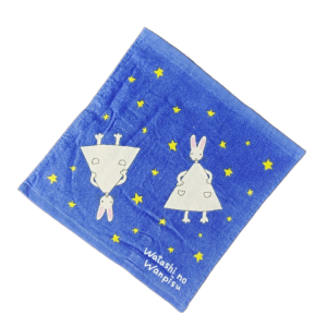 Cute Cartoon Pure Cotton Soft Absorbent Hand Towel Face Towel Lovely Square Scarf Design Home Textile Towels/Handkerchiefs