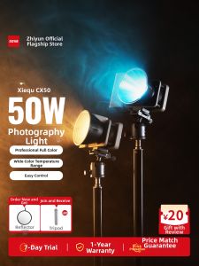 ZHIYUN | Portable Adjustable Color Temperature LED Fill Light 50W