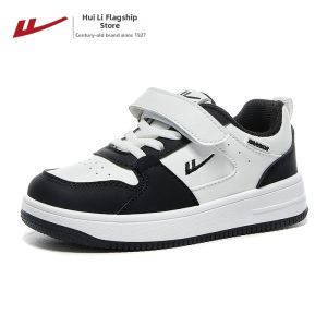 Warrior | Boys Autumn New Lightweight Leather Sneakers with Velcro