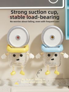 WUBUWEI | Face Towel Organizer Box Wall-Mounted No-Drilling Required
