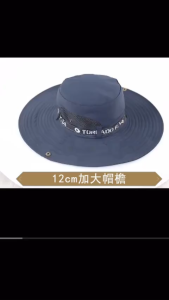 Summer Fisherman Hat For Camping/Fishing Sun Protection Cap Adjustable Garden Bucket Hat with Rope