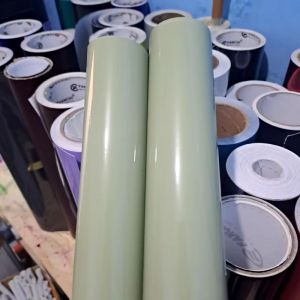 Stiker Skotlet Hijau Sage Matcha Metalik Super Glossy