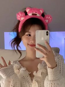 CB BD1833 Bando Wanita Korea Motif Boneka Kartun 3D Bandana Aksesoris Rambut Kepala Fashion